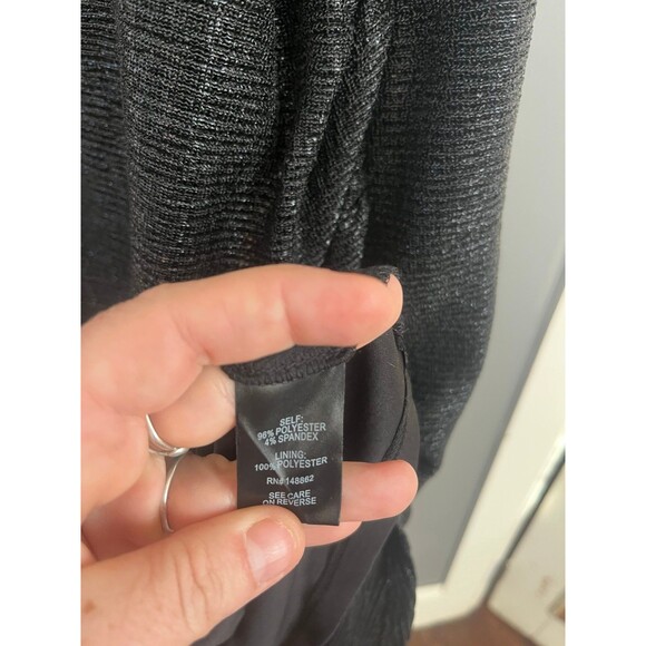 Torrid size 1 black sequin tulip sleeveless dress - Picture 4 of 7